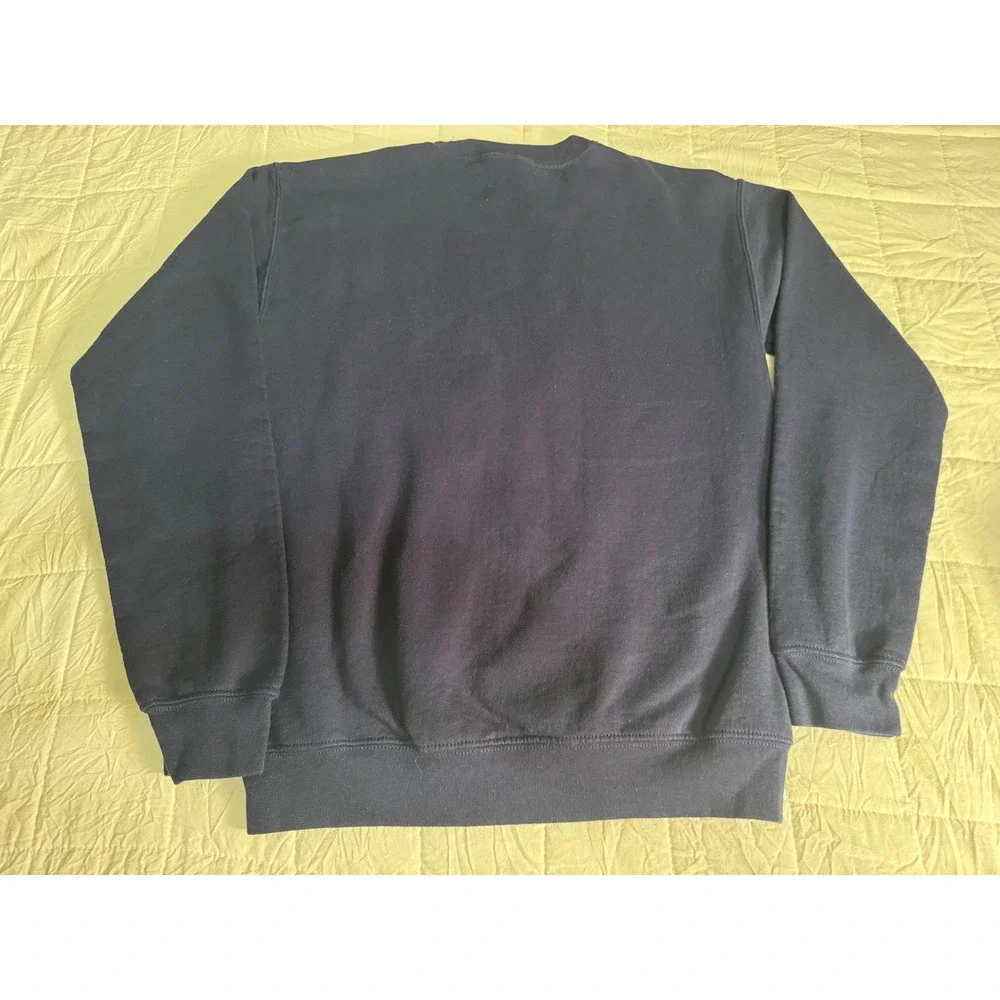 Atlanta Braves Champions 2021 Sweatshirt Mens Small‎ Gildan Heavy Blend Navy